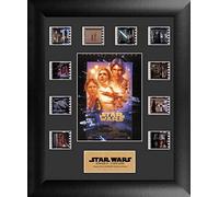 FILMCELLS Star Wars Episode IV A New Hope 11 x 13 Mini Montage Framed Movie Wall Art - Ten (10) 35 mm Special Edition Officially Licensed Collectible