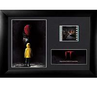 FILMCELLS Trend Setters - IT - Pennywise The Dancing Clown and Georgie 7” x 5” MiniCell Desktop Presentation - Featuring 35 mm Film Clip with Easel Stand