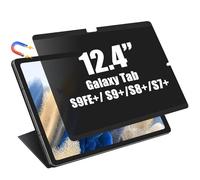 FILMEXT Magnetic Privacy Screen for Samsung Galaxy Tab S10 Plus 2024/Tab S9 FE+/Tab S9 Plus 2023/Tab S8+/Tab S7 FE/Tab S7 Plus 2020 12.4 inch,Anti Spy Anti Glare Anti Blue Light Screen Filter-Matte