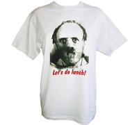 Filmgifts Hannibal Lecter Silence of The Lambs Tshirt (XL) White