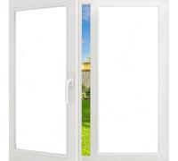 FILMGOO Blackout Window Film Privacy 100% Light Blocking Window Tint Anti-UV Heat Control No Adhesive Static Cling Window Tinting Film for Office Home Bedroom Bathroom(White,90 x 400cm)