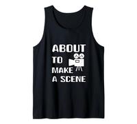 Filmmaker About to Make A Scene Film Making Movie Director Tank Top