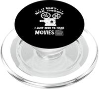 Filmmaker I Don't Need Therapy Film Director Filmmaking PopSockets PopGrip for MagSafe