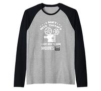 Filmmaker I Don't Need Therapy Film Director Filmmaking Raglan Baseball Tee