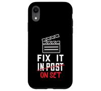 Filmmaker Post Fix It On Set Film Producer Filmmaking Case for iPhone XR
