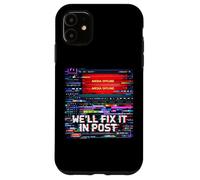 Filmmaker We'll Fix It In Post Video Editor Glitch Art Case for iPhone 11