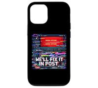 Filmmaker We'll Fix It In Post Video Editor Glitch Art Case for iPhone 12/12 Pro