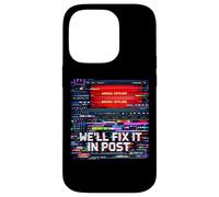 Filmmaker We'll Fix It In Post Video Editor Glitch Art Case for iPhone 14 Pro