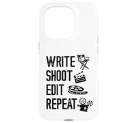 Filmmaker Write Shoot Edit Repaeat Cinematography Filmmaking Case for iPhone 15 Pro