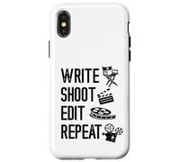 Filmmaker Write Shoot Edit Repaeat Cinematography Filmmaking Case for iPhone X/XS