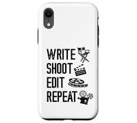 Filmmaker Write Shoot Edit Repaeat Cinematography Filmmaking Case for iPhone XR