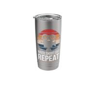 Filmmaker Write Shoot Edit Repeat Stainless Steel Insulated Tumbler