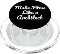 Filmmaking Film Student Gift Make Films Like a Architect PopSockets PopGrip for MagSafe