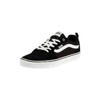 Filmore Suede Canvas Trainers Black/White 12 UK