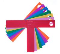Filmsticks T-Marker Kit, 7-Pack Coloured Position Markers for Actor & Camera Marks, Reusable Set Marker Kit for Film, TV & Theatre Production