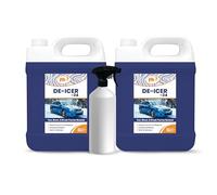 Filo De Icer Spray for Car 2x 5 Litre with Spray Bottle | Powerful -24°C Deicer Car Windscreen Spray - Effectively Melts Ice, Clears Frost & Prevents Re-Freezing, Easy to Use (2x 5L)