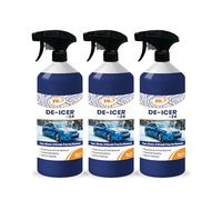 Filo De Icer Spray for Car 3 x 1 Litre | Powerful -24°C Deicer Car Windscreen Spray - Effectively Melts Ice, Clears Frost & Prevents Re-Freezing, Easy to Use