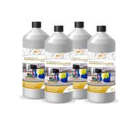 Filo Isopropyl Alcohol 99.9% IPA 4x 1L | High-purity Rubbing Alcohol for Cleaning & Degreasing | Isopropanol Cleaning Alcohol Disinfecting Ideal for Electronics, Glass and Solvent Use