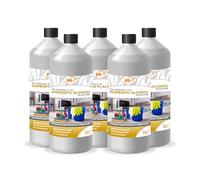 Filo Isopropyl Alcohol 99.9% IPA 5x 1L | High-purity Rubbing Alcohol for Cleaning & Degreasing | Isopropanol Cleaning Alcohol Disinfecting Ideal for Electronics, Glass and Solvent Use