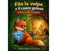 Filo la volpe e il cuore geloso: Capire e gestire la gelosia nei bambini. Storie educative 3 - 8 anni. Educazione emotiva. Il Bosco delle Emozioni.