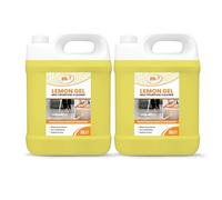 FILO Lemon Floor Cleaner Liquid 2x 5 Litre - Concentrated Lemon Floor Gel & All Purpose Cleaner - Neutral pH Multi-Surface Formula for Wood, Tile & Laminate