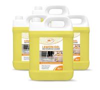 FILO Lemon Floor Cleaner Liquid 4x 5 Litre - Concentrated Lemon Floor Gel & All Purpose Cleaner - Neutral pH Multi-Surface Formula for Wood, Tile & Laminate