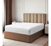 Filo Magico Extra Deep 12"/30cm Fitted Sheet | T200 100% Egyptian Cotton Bedding Sheet | Luxury Hotel Quality Non-Iron Fitted Bed Sheet (White, Double)
