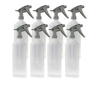 Filo Trigger Spray Bottles 8X 1L Chemical Resistant - Heavy Duty Garden & Car Cleaning Set |Reusable, Plant Mist Spritzer for Detailing, Plastic Handheld & Industrial Use. (PACK OF 8)