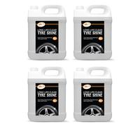 FILO Tyre Shine Clear 4x5 Litre - Premier Wet Look Tire Dressing Gel for Cars, Long-lasting Silicone Formula, Instant Sheen, Ultimate Tire Sheen Shine.