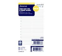 Filofax 18-68441 Personal/Compact Day per Page Refill, Jan 2018- Dec 2018, 6.75 x 3.75 inches