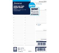 Filofax 19-68521 A5 Week On Two Pages English 2019 Diary