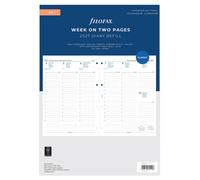 Filofax 2027 A4 Diary - Week on Two with Appointments Refill 5 Languages 68714