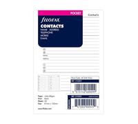 Filofax Refill Pocket Name and Address, none