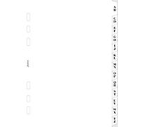 Filofax 250191 A-Z Index A5 2 Letters White