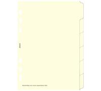 Filofax 250192 Register A5, in Blank, 6-He Set, White