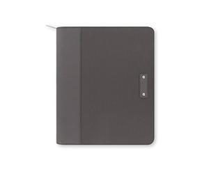 Filofax 829840 Microfiber Zip Closure Case for iPad Air - Grey