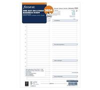 Filofax A4 day per page 5 language appointments diary - 2024, White
