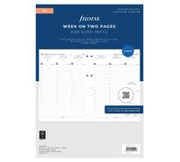 Filofax A4 Diary Refills 2026 Week on Two w Appts - 5 Languages 68714
