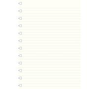 Filofax A4 Ruled Note, White
