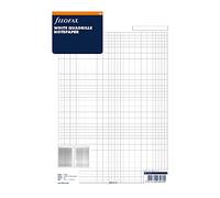 Filofax A4 White Quadrille Notepaper