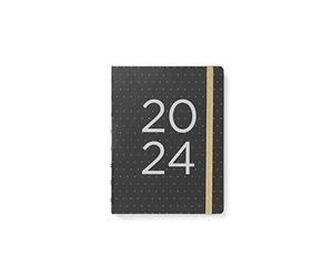 Filofax A5 2024 Planner - Moonlight black
