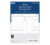 Filofax A5 day to view English 2026 diary 26-TM7031