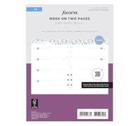 Filofax A5 Garden week to view 5 language 2026 diary 26-68592