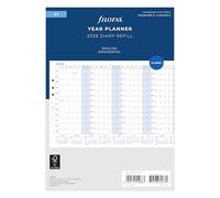 Filofax A5 English Horizontal Year Planner 2026