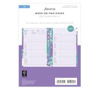 Filofax A5 Illustrated Floral Week on 2 Pages 2027 Diary Pack 27-6351