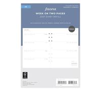 Filofax A5 Minimal Week on two pages 2027 diary 27-68590