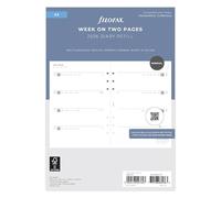 Filofax A5 Minimal week on two pages 5 language 2026 diary 26-68590