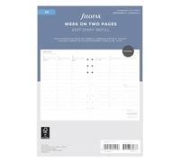 Filofax A5 Minimal Week to view vertical 2027 diary with appointments 27-68593