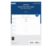 Filofax A5 Month on two pages English 2027 diary 27-68510