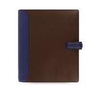 Filofax A5 Nappa Leather Organiser - Chocolate/Blue
